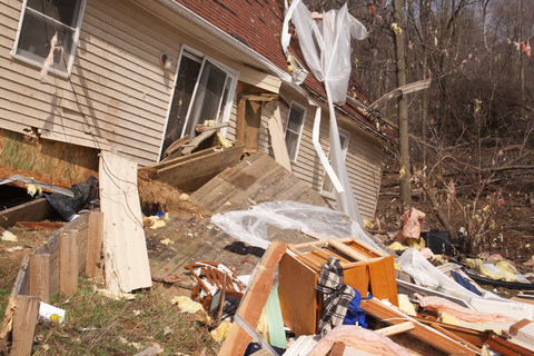 tornado damage